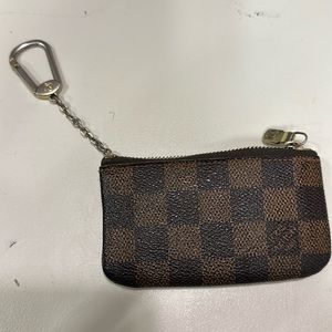 Louis Vuitton leather key pouch